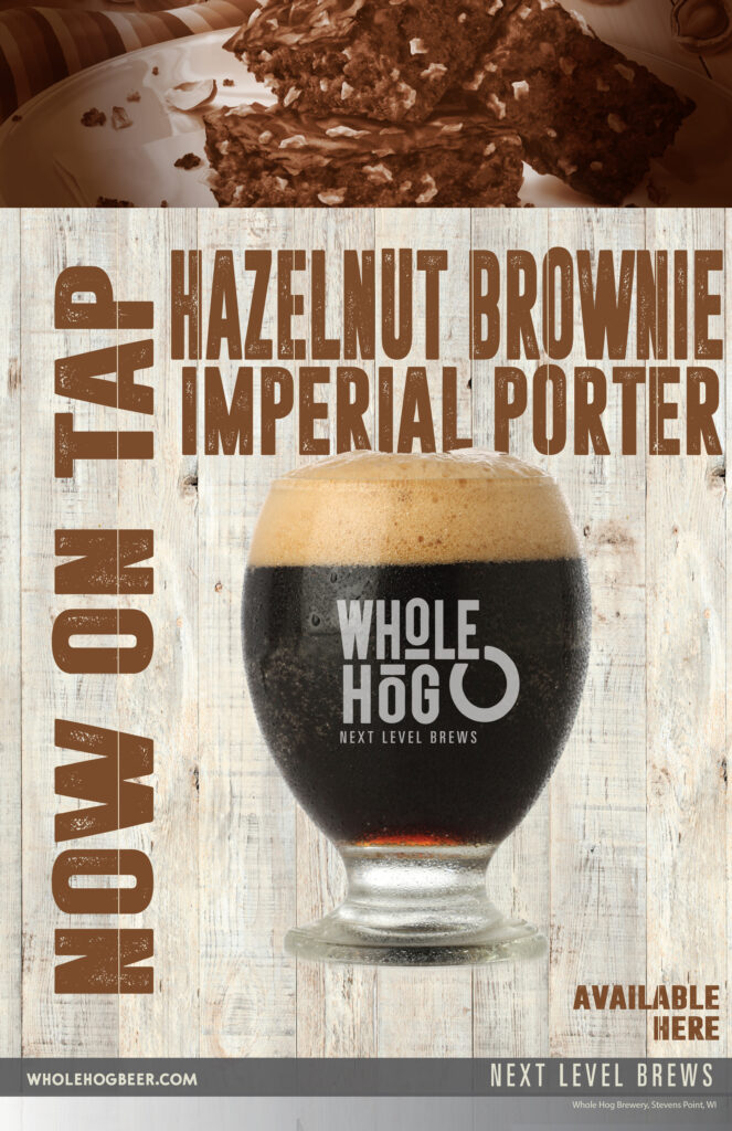 HazelnutBrownieNowOnTap